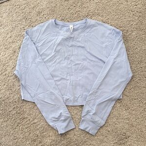 Lilac Long Sleeve Crop Top